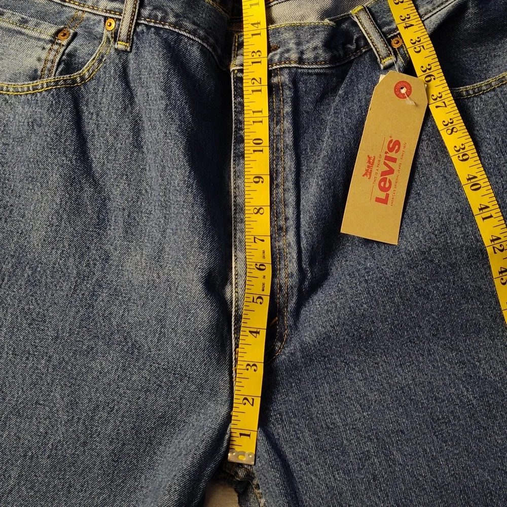 Levi's 550 men's denim blue jeans size 48x30 nwt